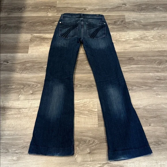 7FAM DOJO Jeans Flare Leg 27 EUC - Picture 6 of 9